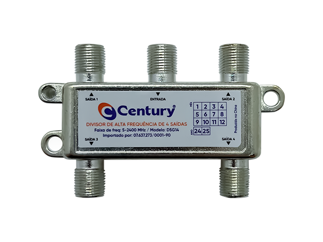 Divisor de Alta Frequência de 4 saídas - D5G14