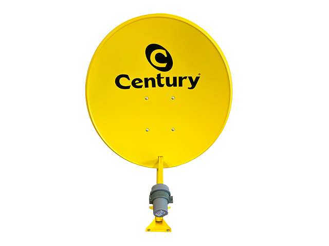 Antena Banda Ku Century - 60cm Amarela