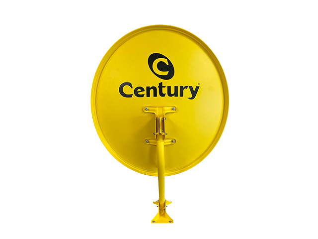 Antena Banda Ku Century - 60cm Amarela